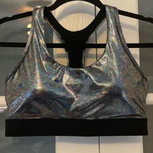 ZYIA disco sports bra
